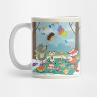 The forrest friends birthday party Mug